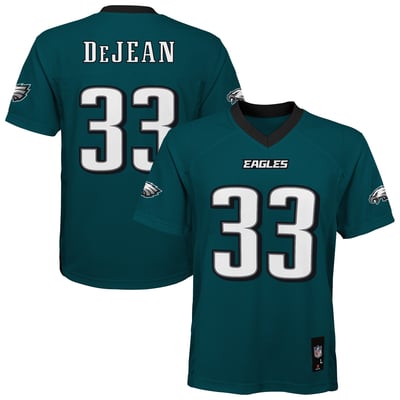 Cooper DeJean Philadelphia Eagles Outerstuff Youth Team Replica Jersey - Midnight Green