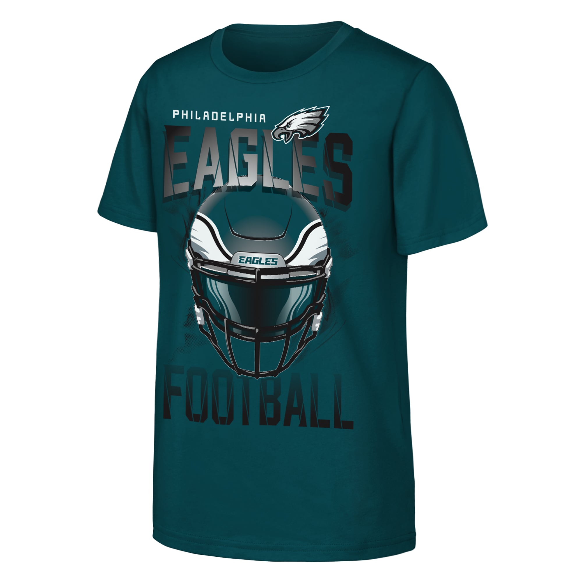 Youth Outerstuff Midnight Green Philadelphia Eagles Full Gear T-Shirt
