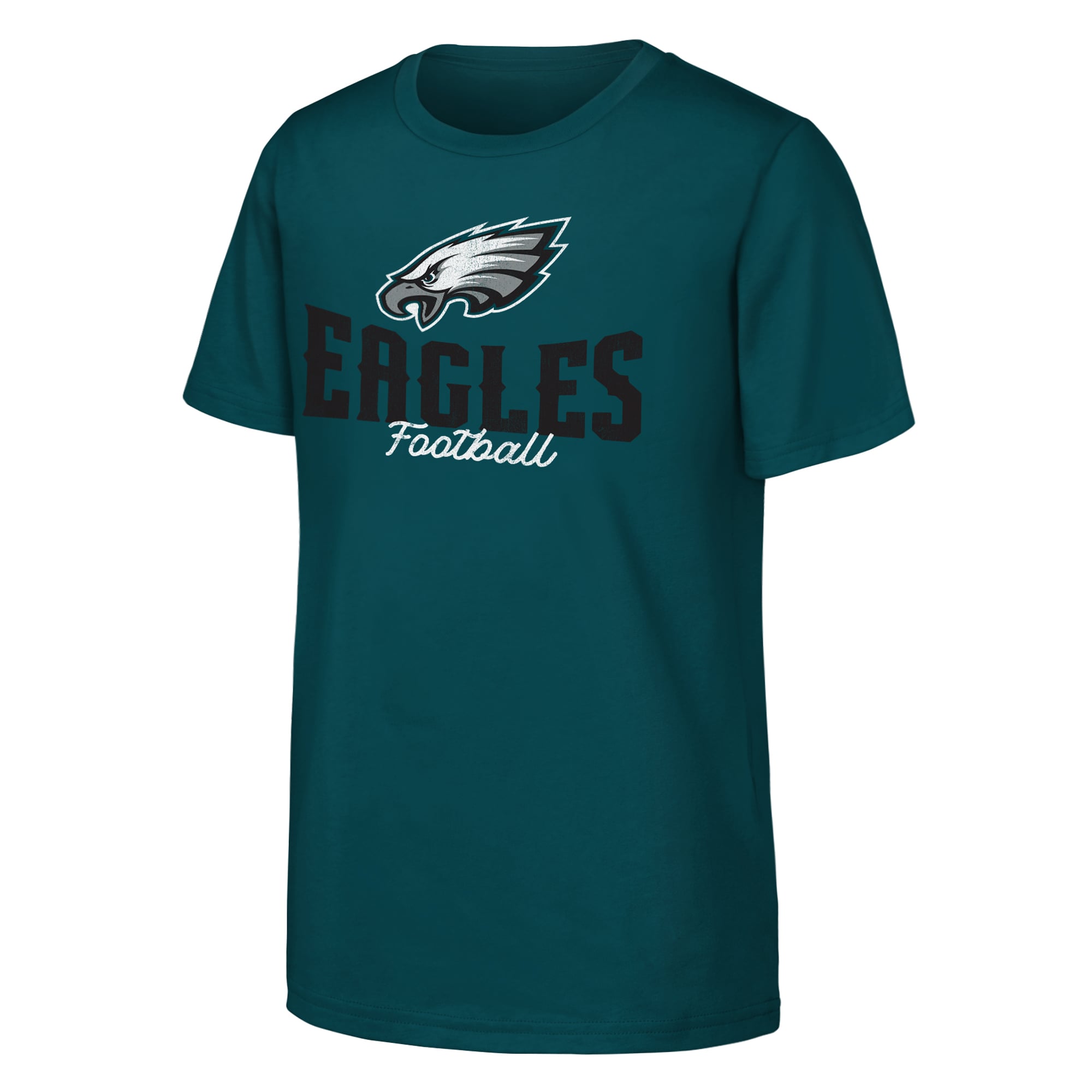 T-shirt Outerstuff vert nuit pour jeunes, modèle « Philadelphia Eagles Top Pick »