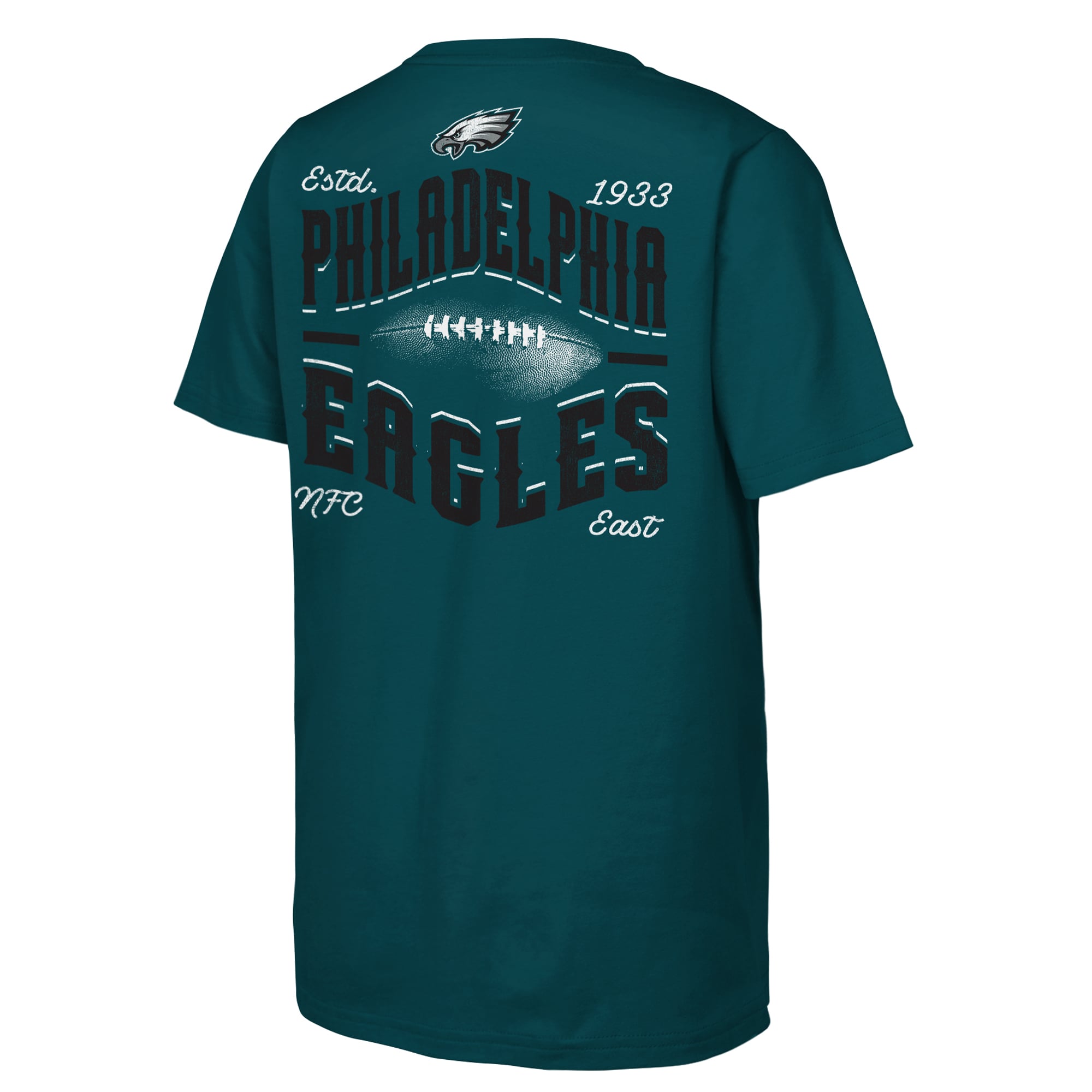 T-shirt Outerstuff vert nuit pour jeunes, modèle « Philadelphia Eagles Top Pick »