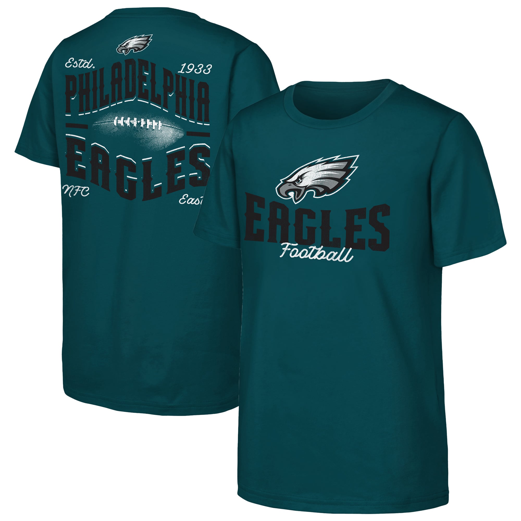Youth Outerstuff Midnight Green Philadelphia Eagles Top Pick T-Shirt