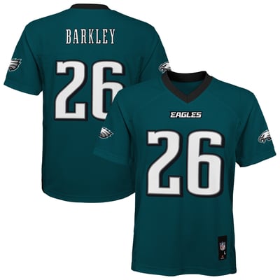 Saquon Barkley Philadelphia Eagles Outerstuff Youth Team Replica Jersey - Midnight Green