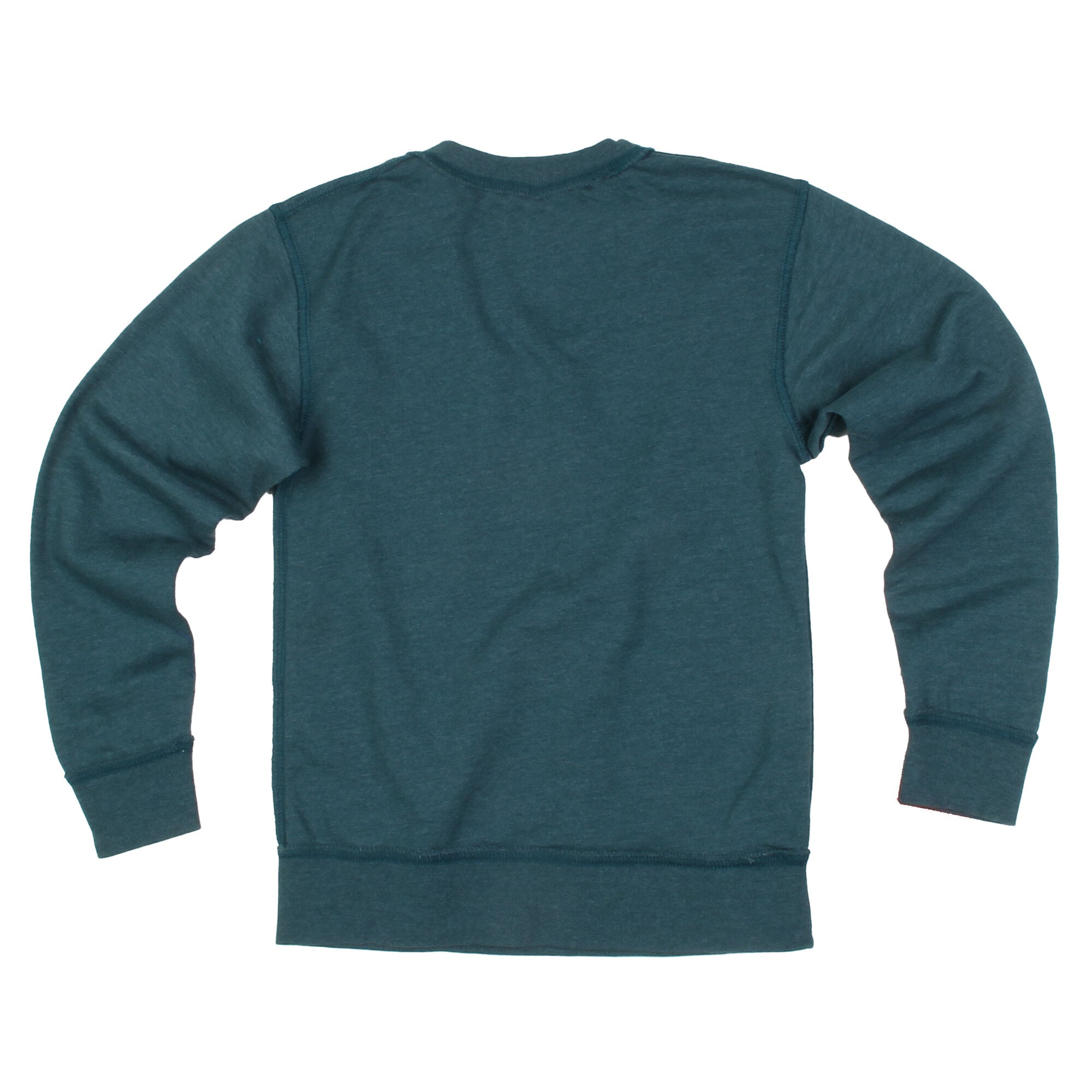 Youth Wes & Willy  Midnight Green Philadelphia Eagles Reversible Fleece Sweatshirt