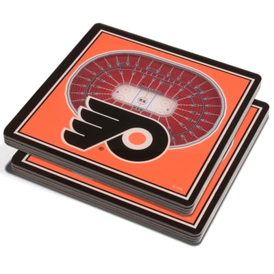 Philadelphia Flyers Fanpoint 3D StadiumView Coasters