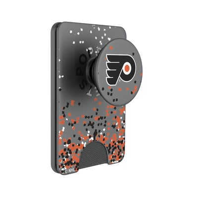 Philadelphia Flyers Keyscaper Confetti PopSockets Magnetic Wallet