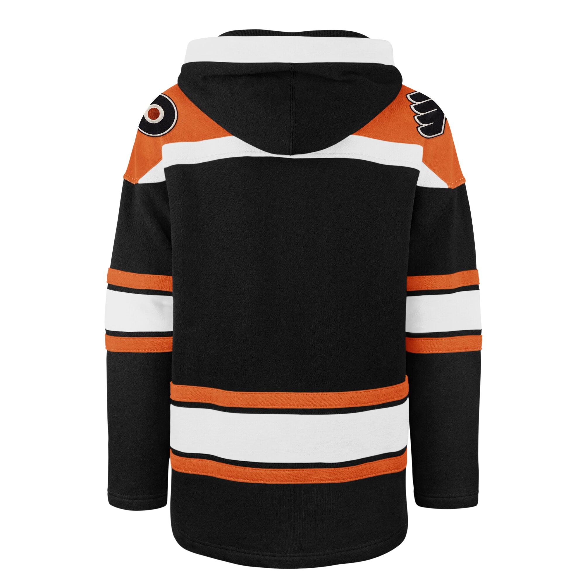 Men's '47  Black Philadelphia Flyers Superior Lacer Hoodie