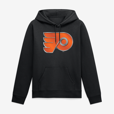 Philadelphia Flyers Big & Tall Metallic Mascot Hoodie - Black