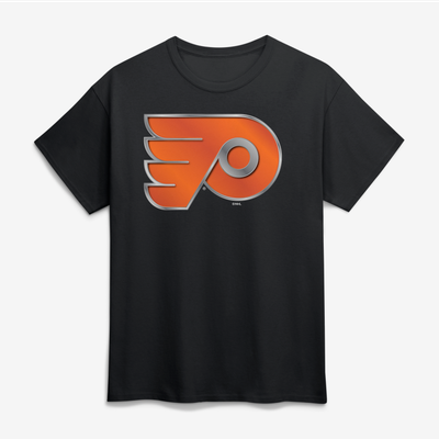 Philadelphia Flyers Big & Tall Metallic Mascot T-Shirt - Black