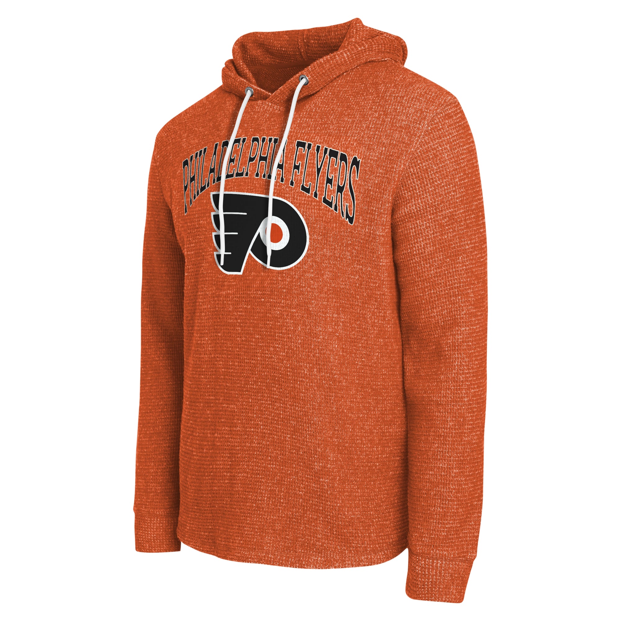 Collection Darius Rucker pour homme par Fanatics T-shirt à manches longues en maille gaufrée orange des Flyers de Philadelphie