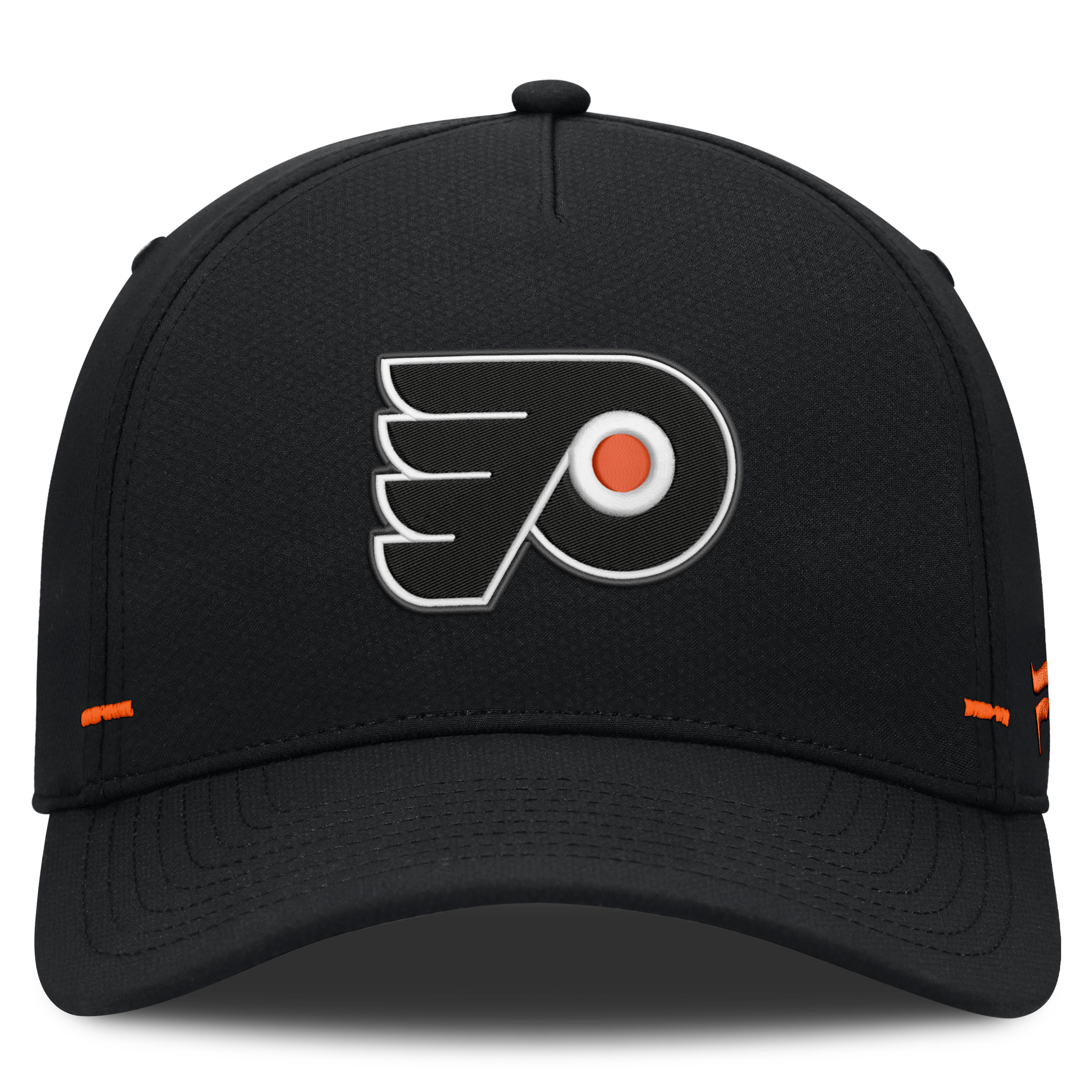 Men's Fanatics Black Philadelphia Flyers Authentic Pro Rink Bar Tacks A-Frame Adjustable Hat