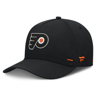 Men's Philadelphia Flyers Fanatics Black Authentic Pro Rink Bar Tacks A-Frame Adjustable Hat