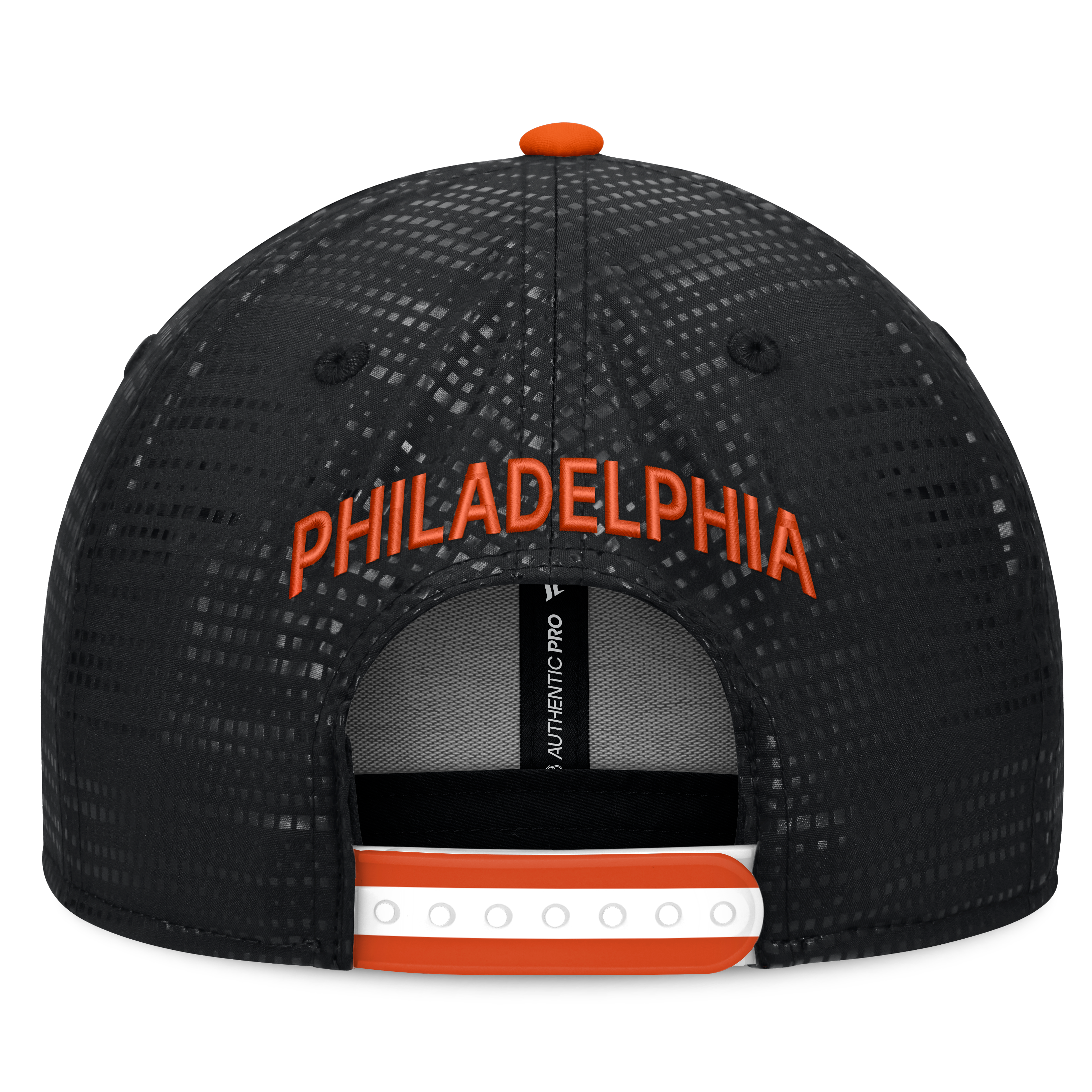 Men's Fanatics Black Philadelphia Flyers Authentic Pro Rink Square Visor Snapback Hat
