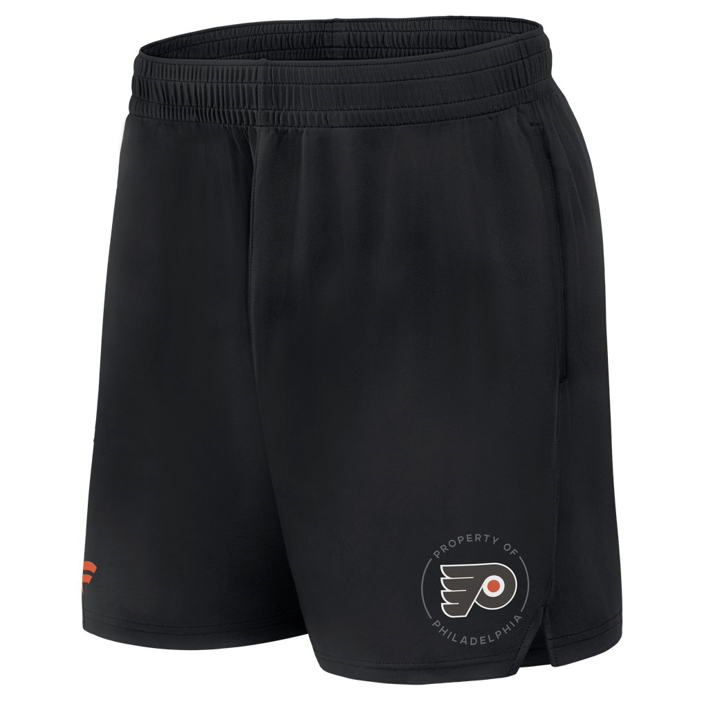 Men's Philadelphia Flyers Fanatics Black Authentic Pro Training Shorts
