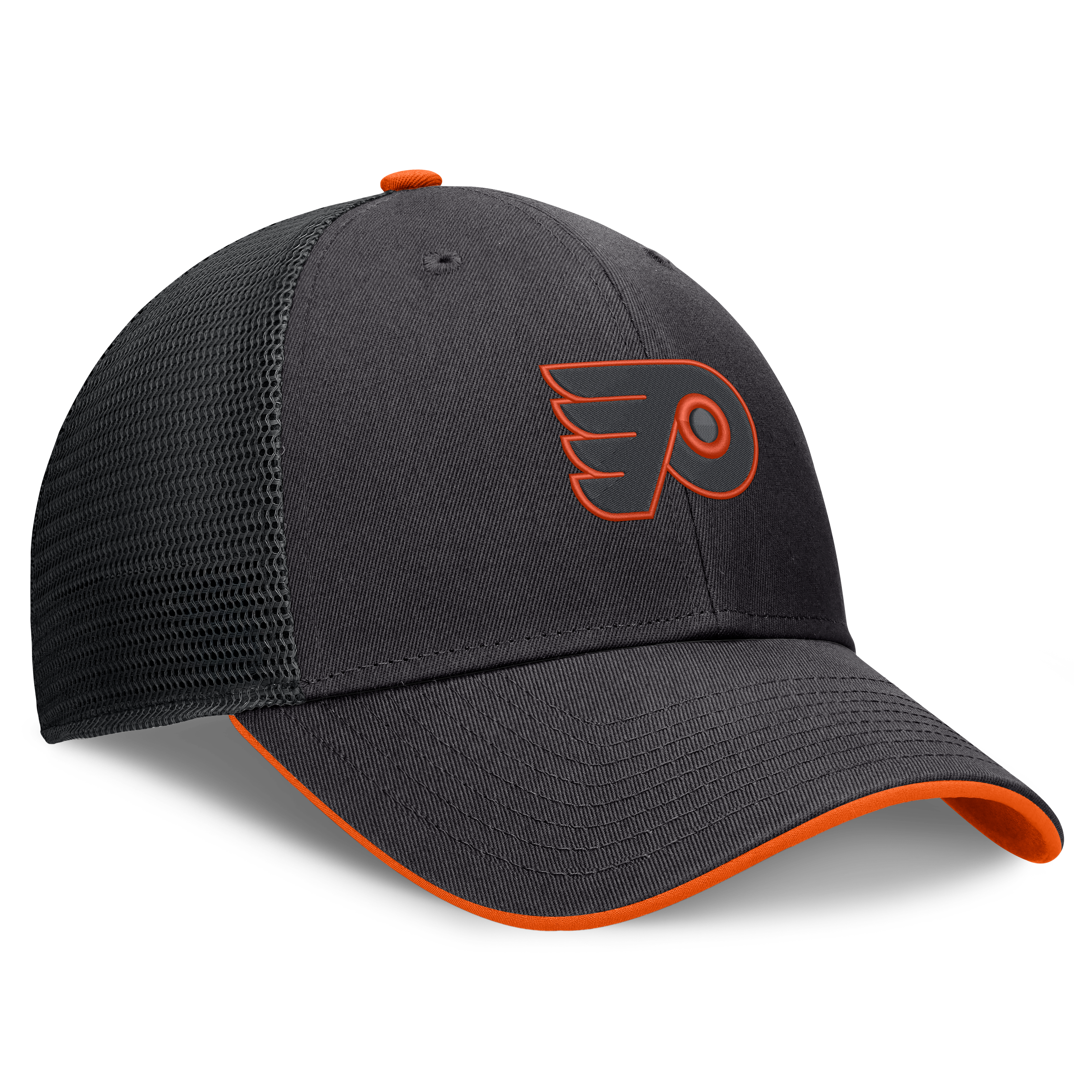 Casquette trucker ajustable Fanatics noire Philadelphia Flyers Fundamental Limits pour homme