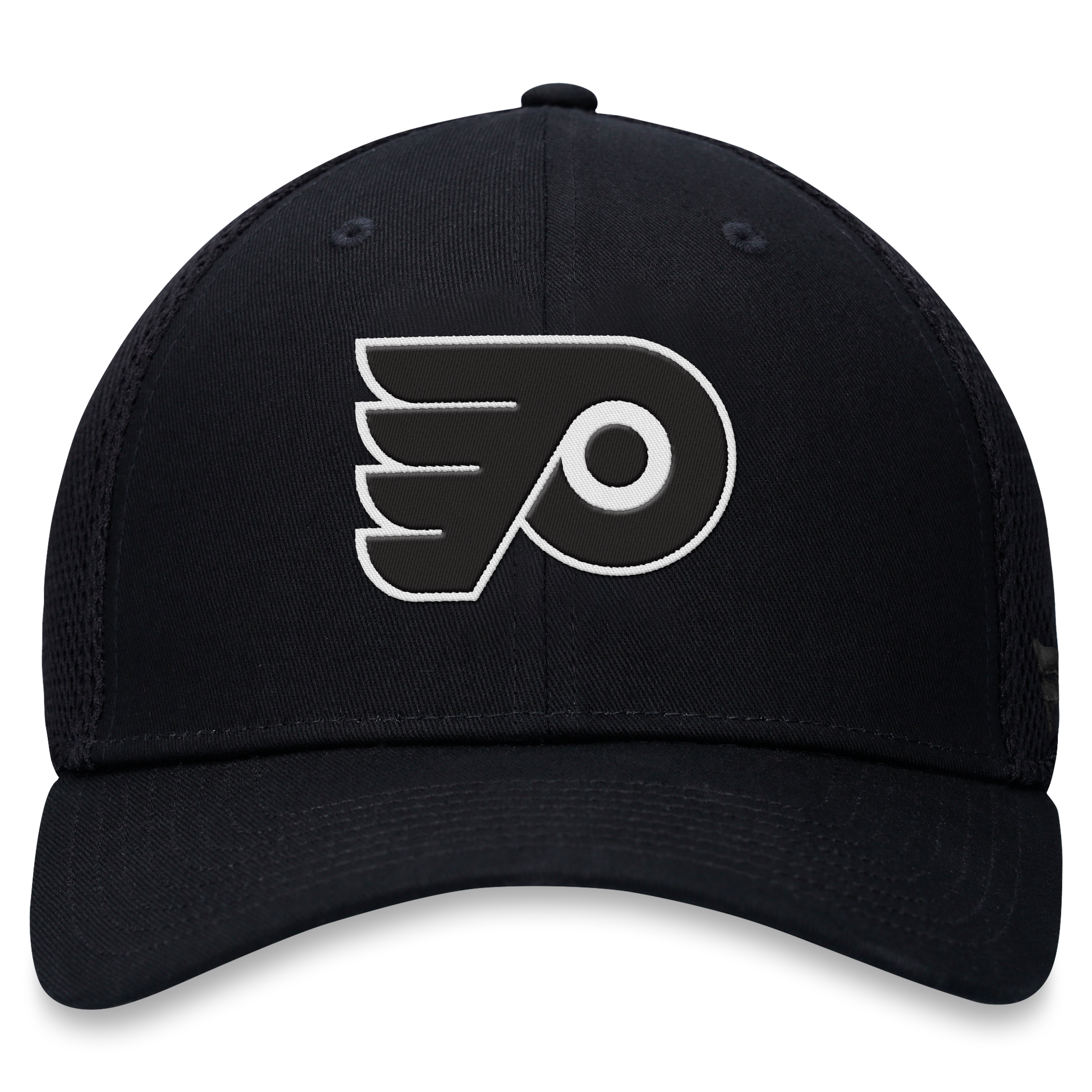 Men's Fanatics  Black Philadelphia Flyers Tonal Meshback Stretch Hat