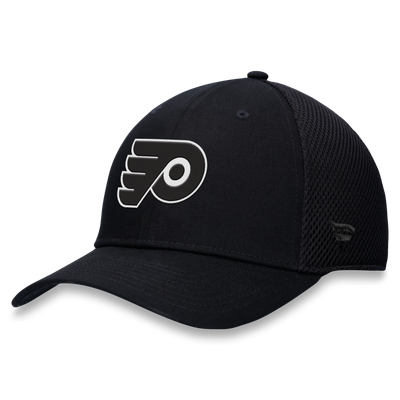 Men's Philadelphia Flyers  Fanatics Black Tonal Meshback Stretch Hat