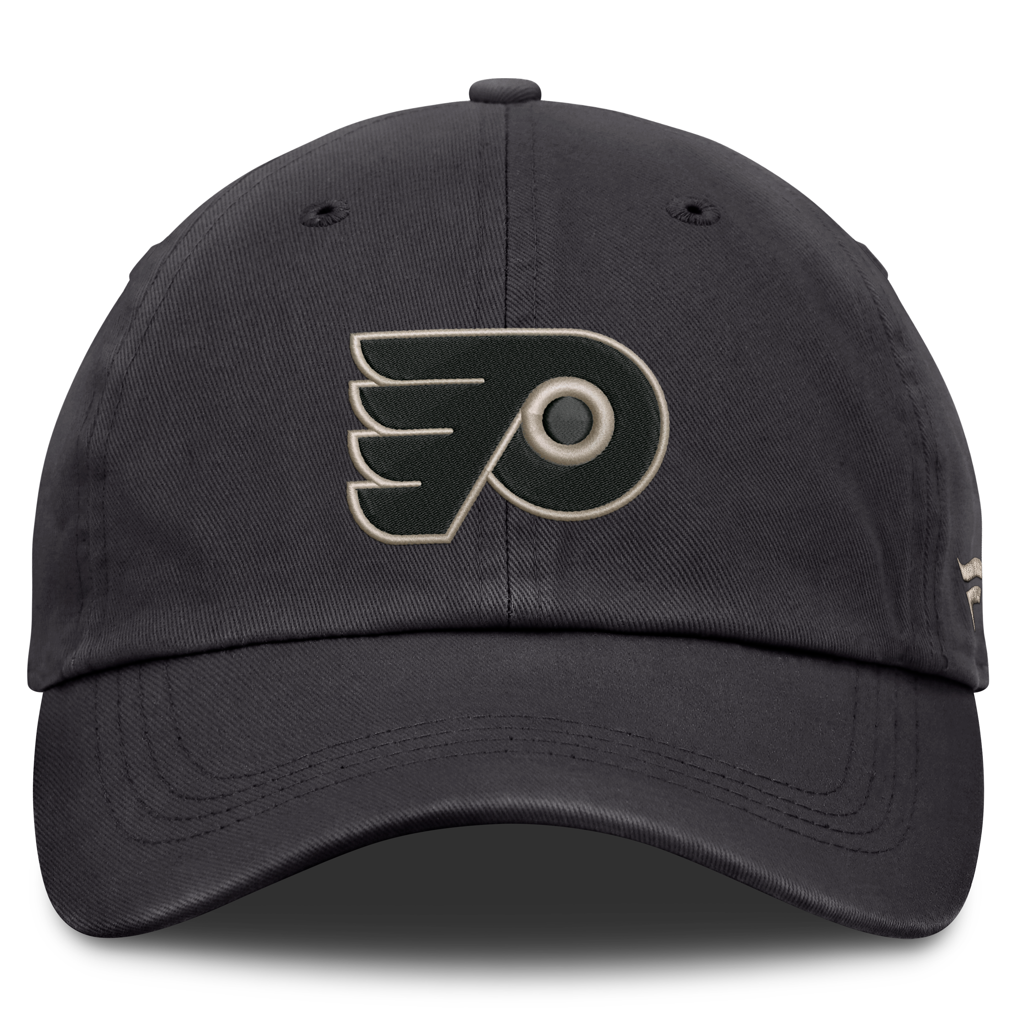 Casquette ajustable Fanatics Charcoal Philadelphia Flyers Road Phantom Washed pour homme
