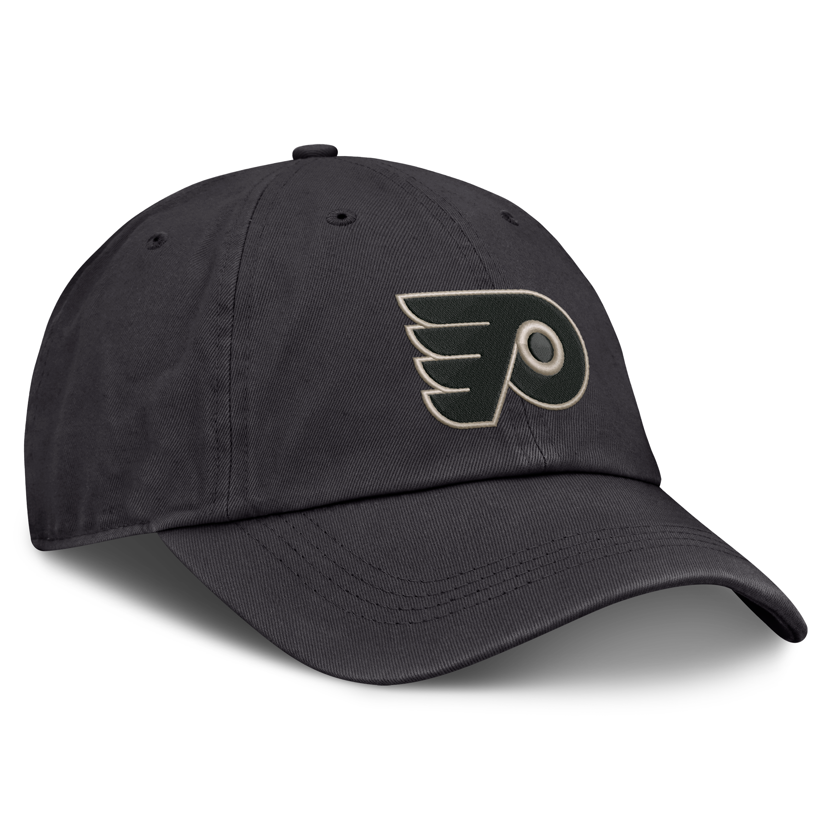 Casquette ajustable Fanatics Charcoal Philadelphia Flyers Road Phantom Washed pour homme