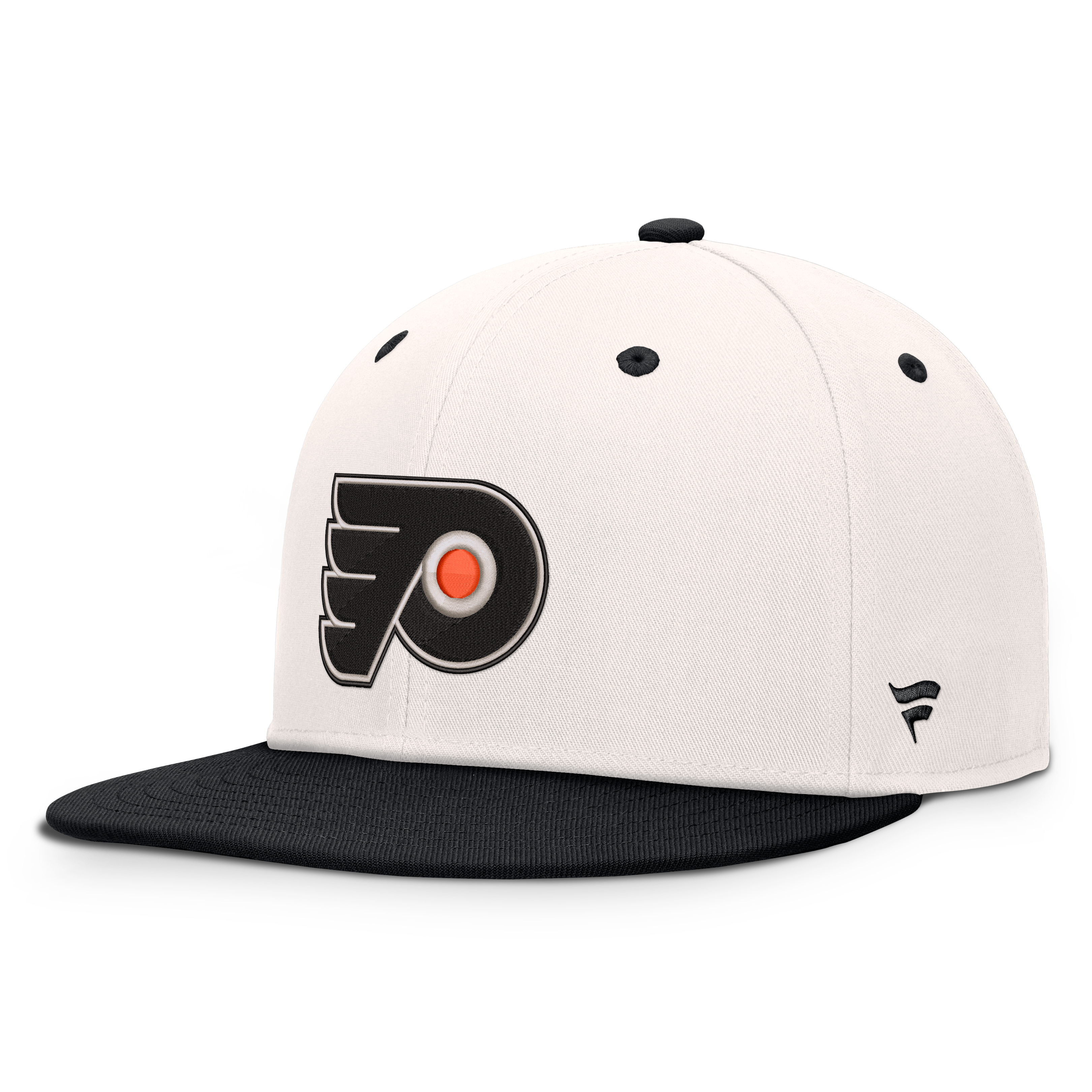 Casquette snapback Fanatics crème/noir Philadelphia Flyers Heritage Ballpark pour homme