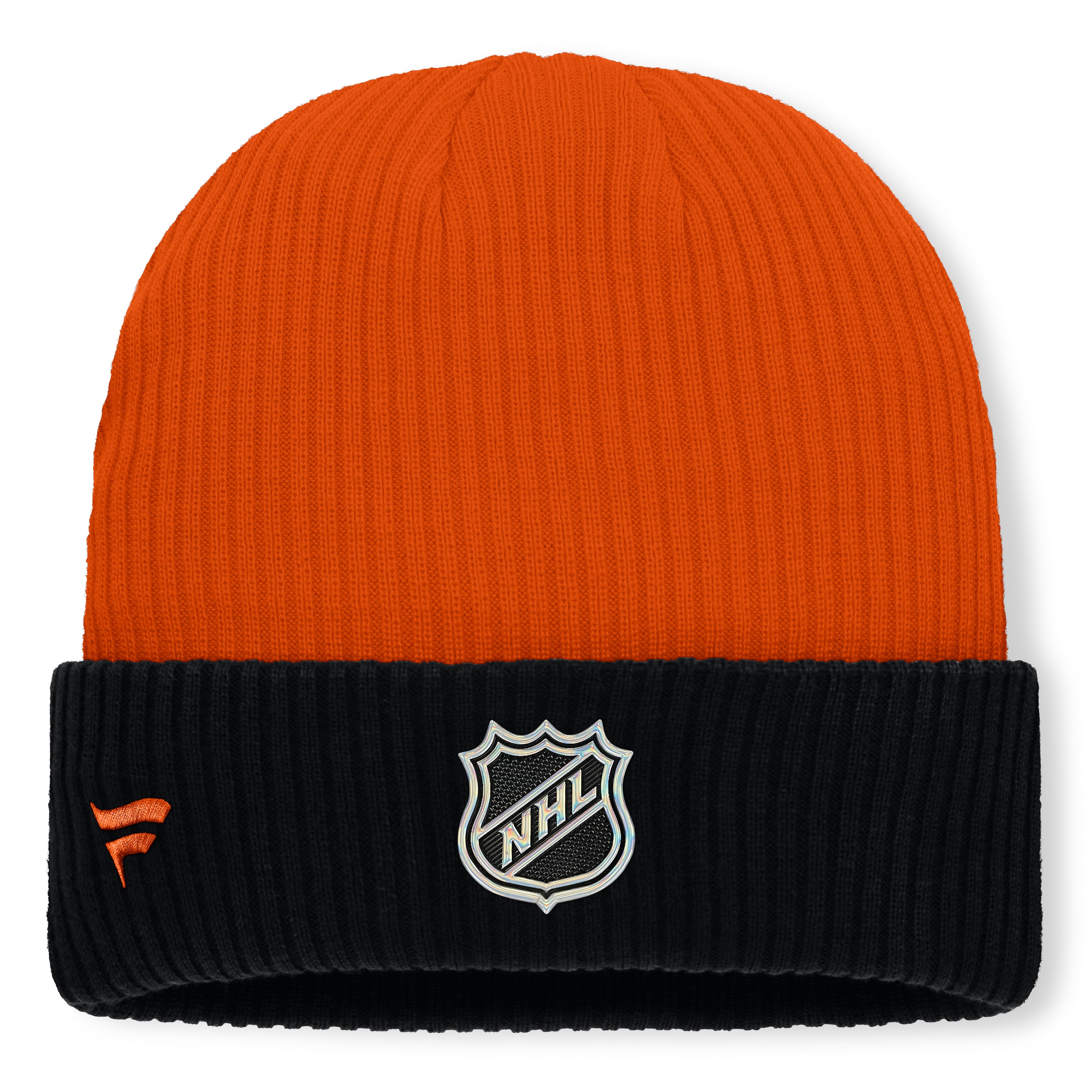 Bonnet à revers authentique Pro Rink des Flyers de Philadelphie, orange Fanatics, pour homme