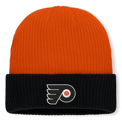 Men's Philadelphia Flyers Fanatics Orange Authentic Pro Rink Cuffed Knit Hat