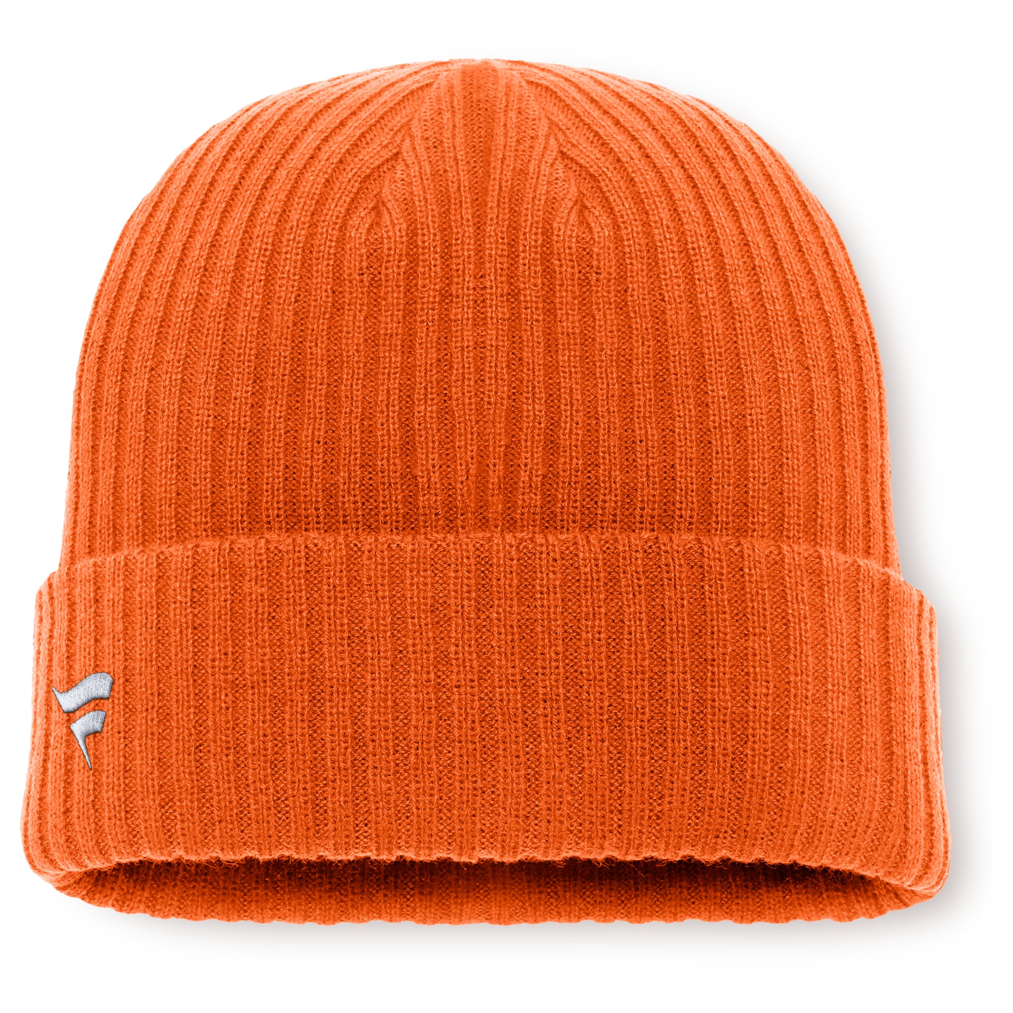 Bonnet en tricot à revers avec logo principal Core des Flyers de Philadelphie Fanatics Orange pour hommes