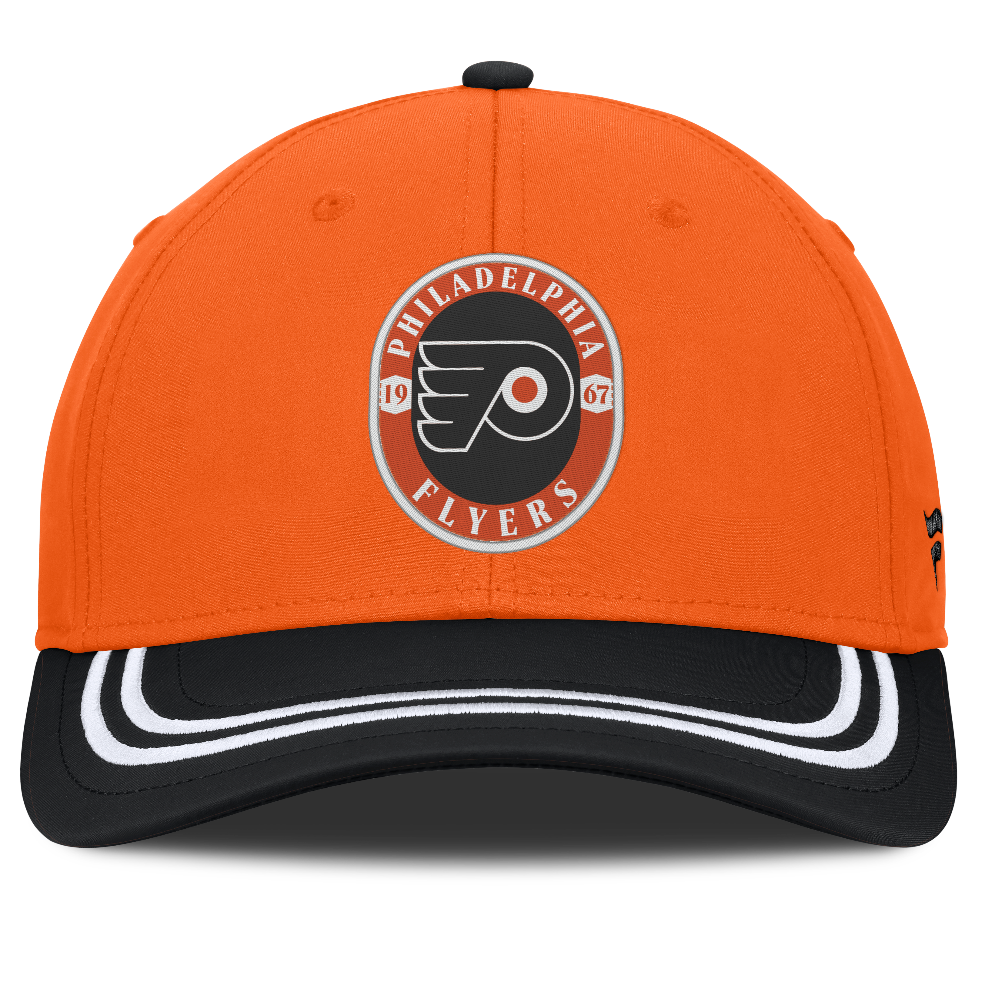Casquette extensible Fanatics orange/noire Philadelphia Flyers pour homme