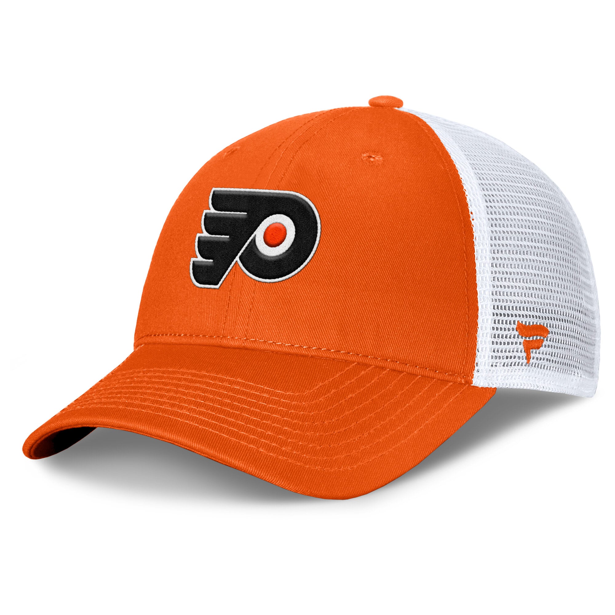 Casquette ajustable Fanatics orange/blanche pour homme avec logo principal des Flyers de Philadelphie