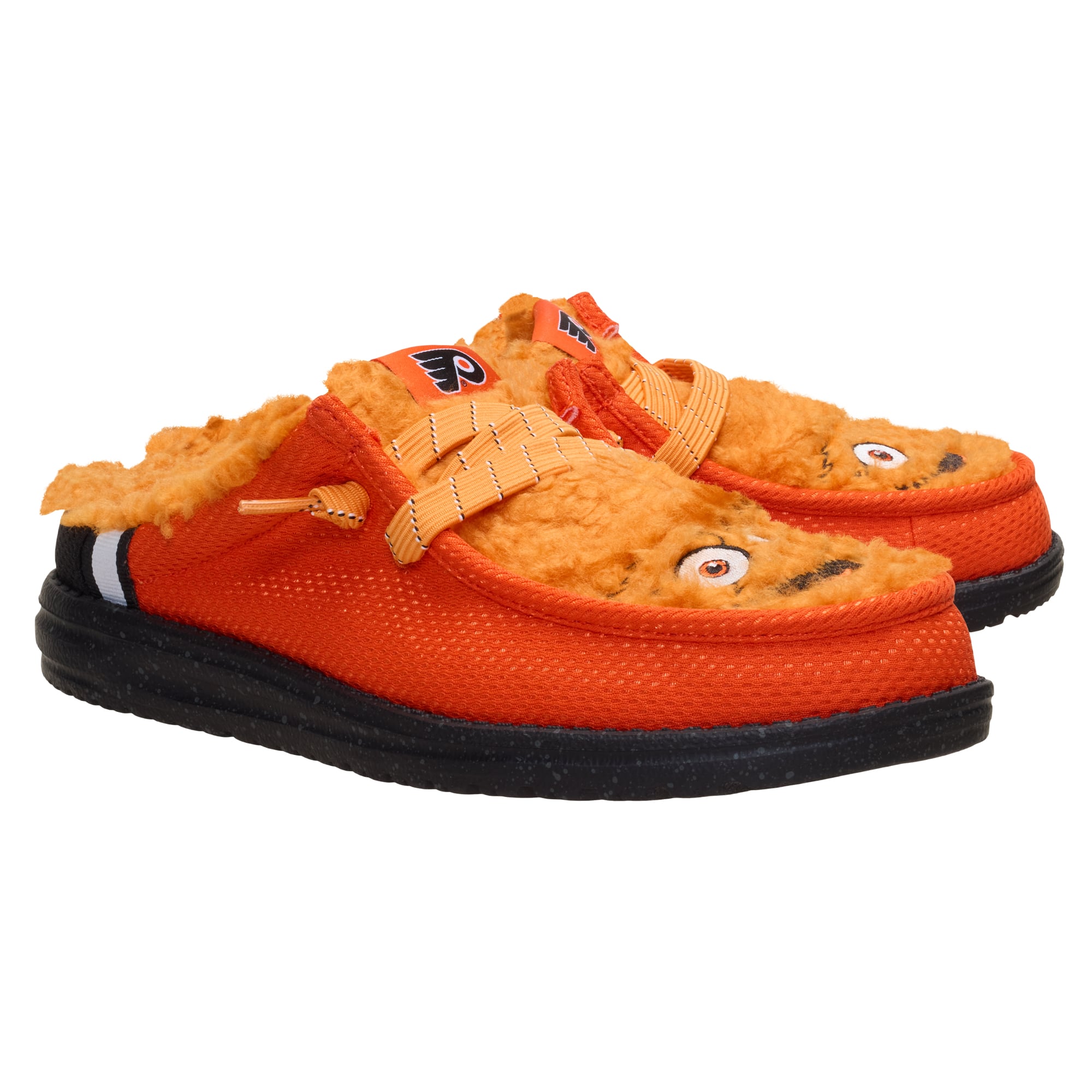 Pantoufles décontractées Hey Dude orange Philadelphia Flyers Wally pour hommes