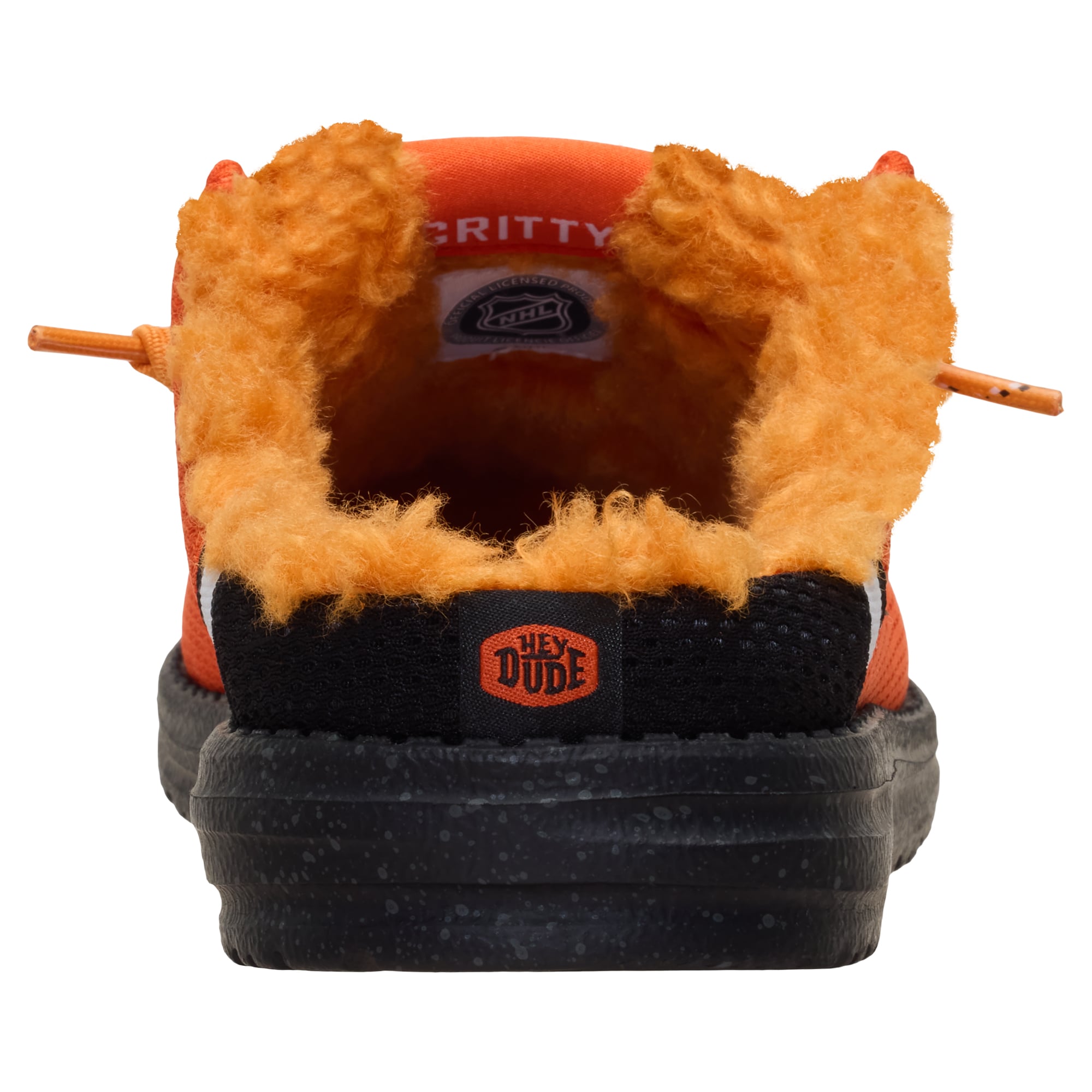 Pantoufles décontractées Hey Dude orange Philadelphia Flyers Wally pour hommes