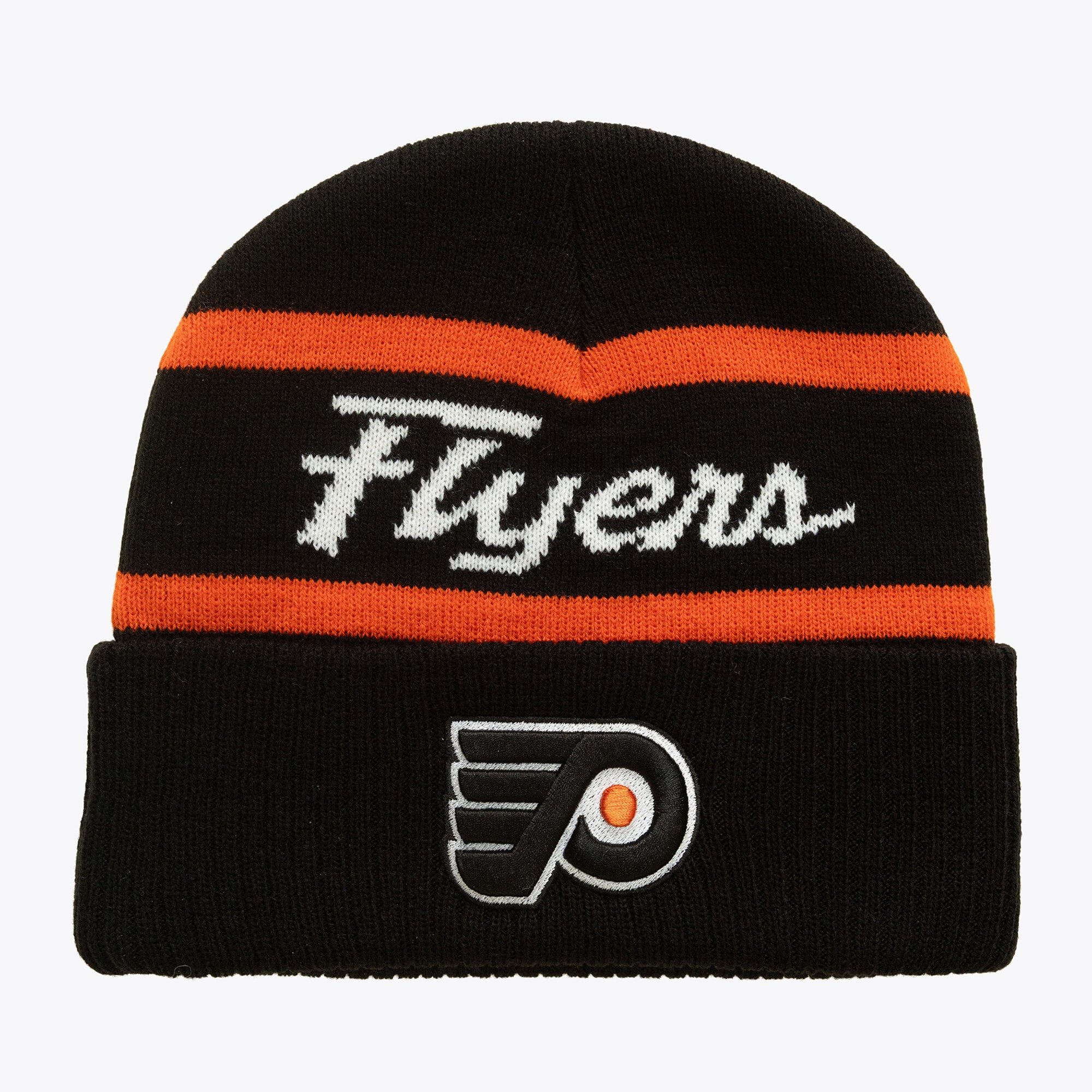 Men's Mitchell & Ness Black Philadelphia Flyers Head Coach Cuffed Knit Hat
