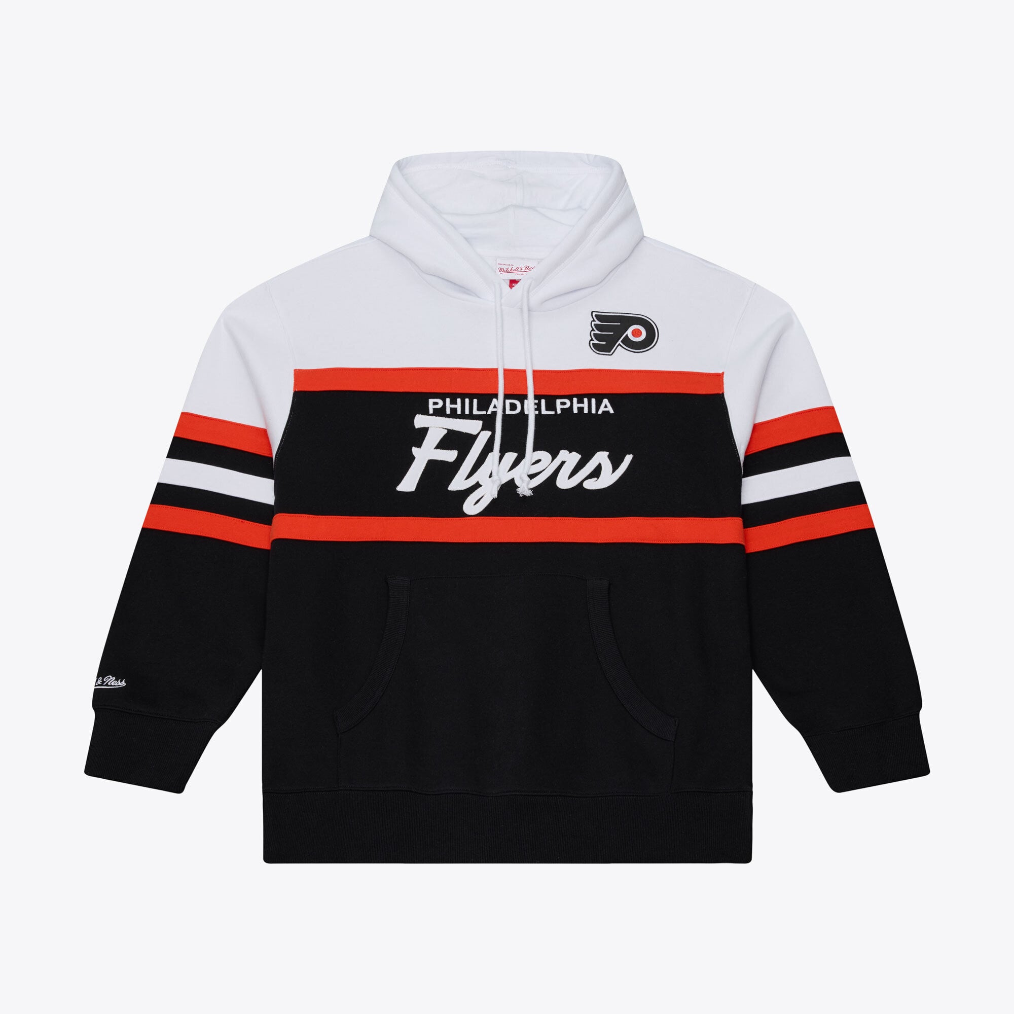 Men's Mitchell & Ness Black Philadelphia Flyers Head Coach Hoodie