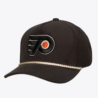 Men's Philadelphia Flyers  Mitchell & Ness Charcoal Heritage Hues Pro Crown Snapback Hat