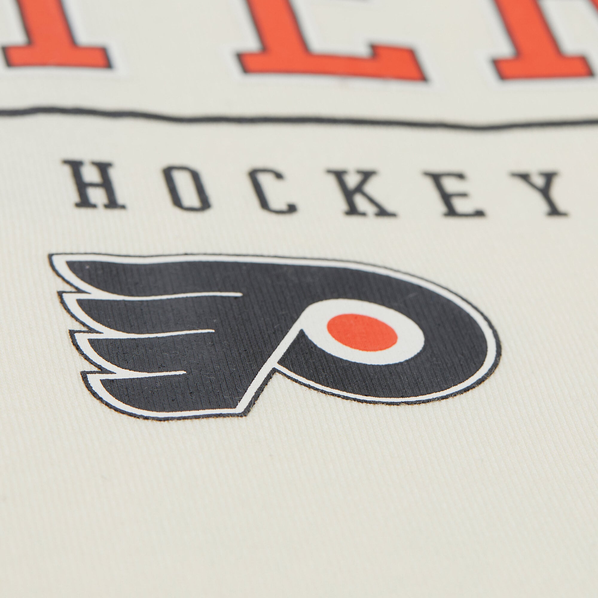 Sweat à capuche en polaire crème Mitchell & Ness Philadelphia Flyers Walk-Off pour homme