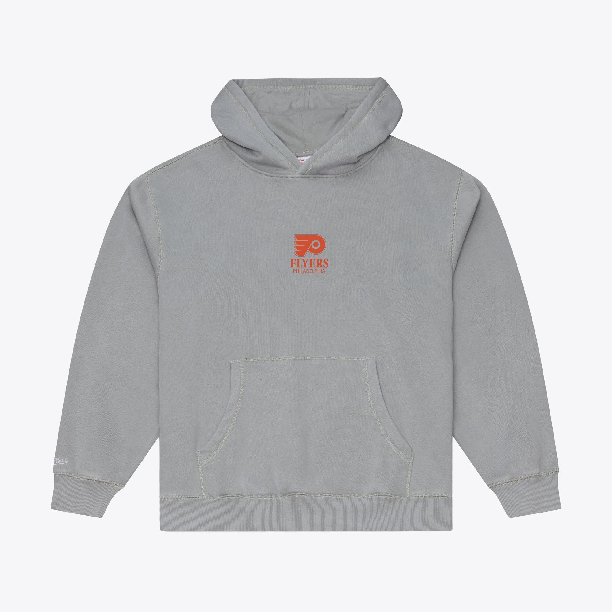 Men's Mitchell & Ness Gray Philadelphia Flyers Core Essentials Hoodie