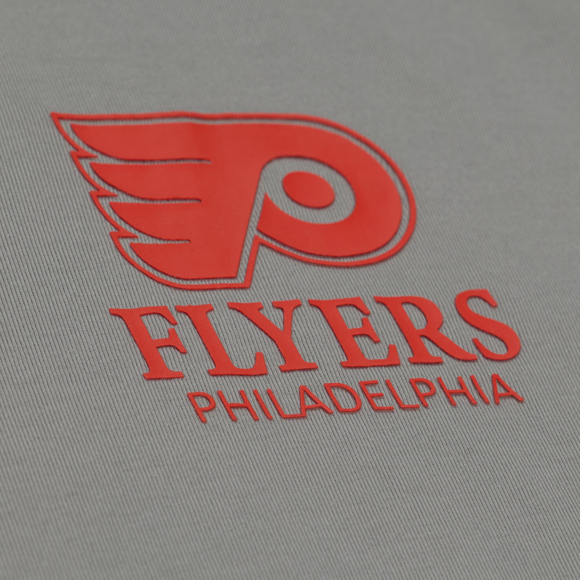 Men's Mitchell & Ness Gray Philadelphia Flyers Core Essentials T-Shirt