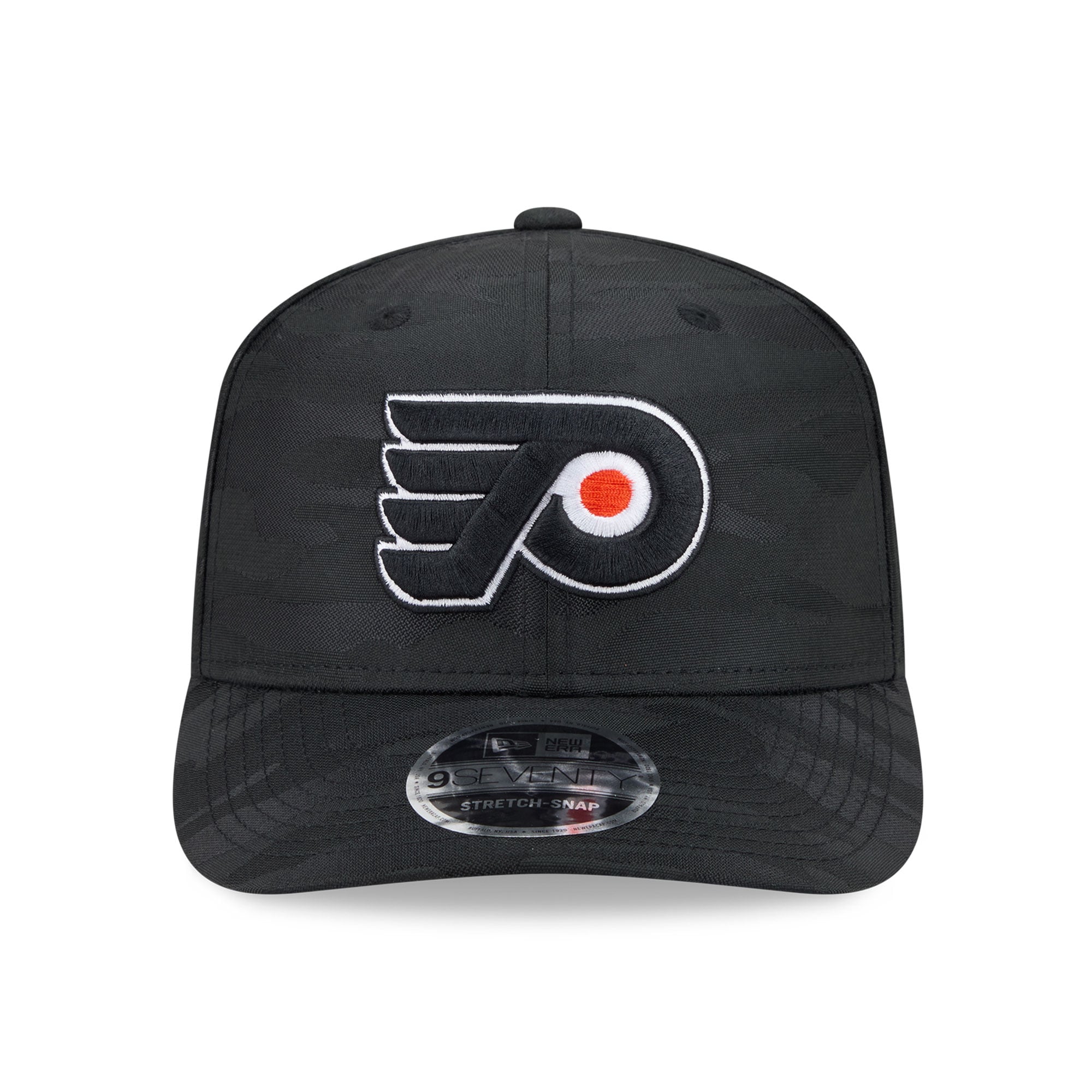 Casquette ajustable perforée New Era noire Philadelphia Flyers Camo 9SEVENTY pour homme