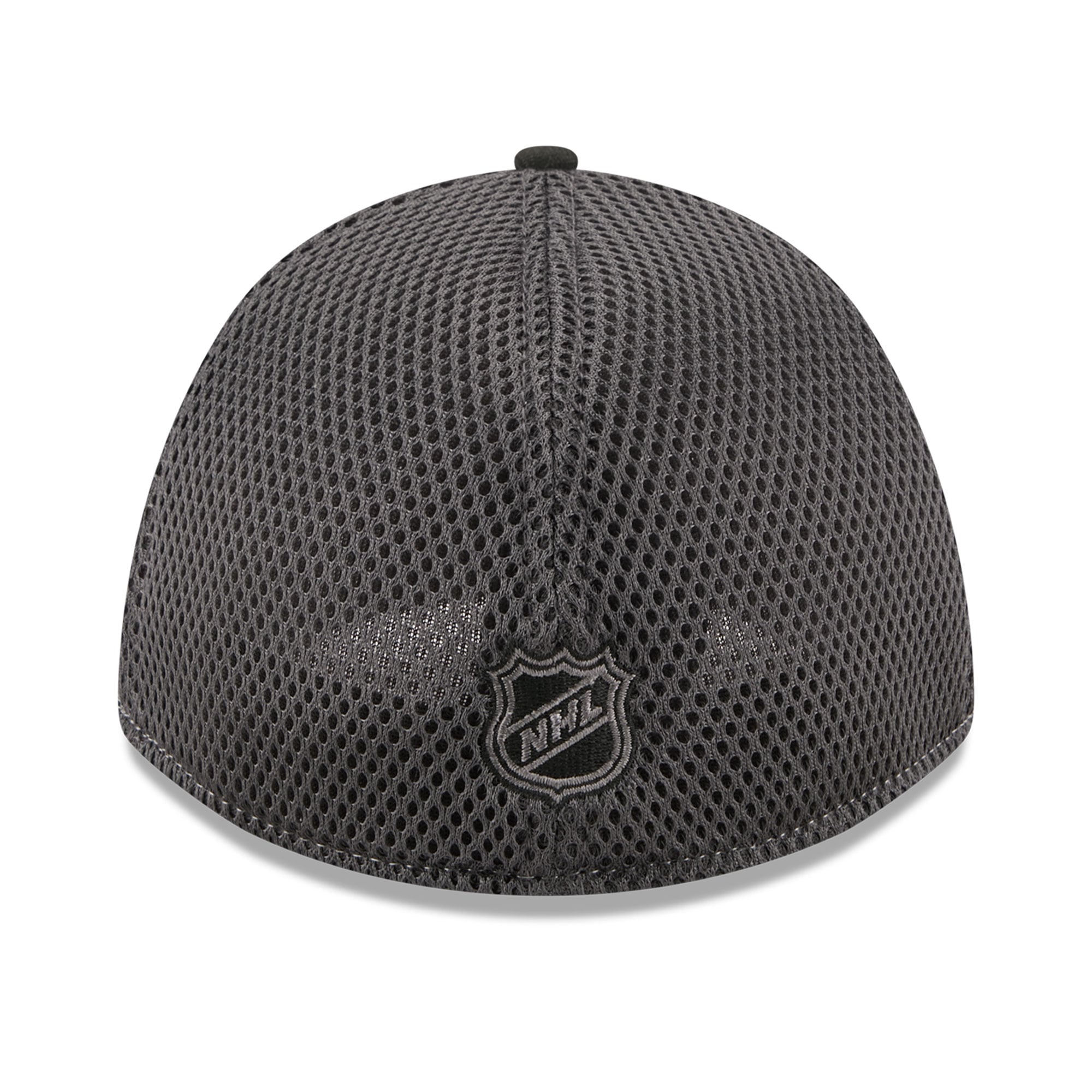 Casquette New Era noire Philadelphia Flyers Neo Mesh 39THIRTY M-Crown Stretch pour homme