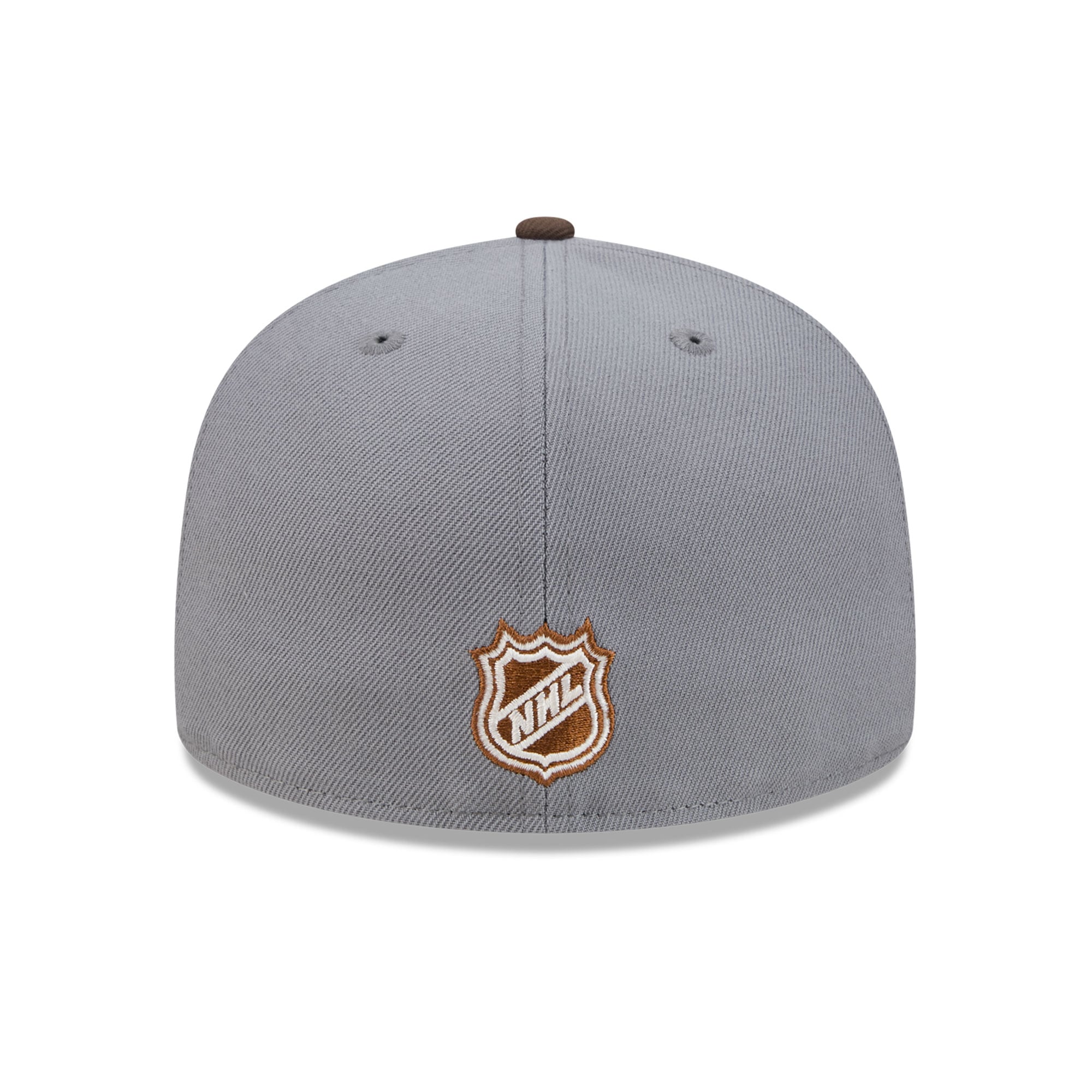 Men's New Era Charcoal/Brown Philadelphia Flyers Wood Tones 59FIFTY Fitted Hat