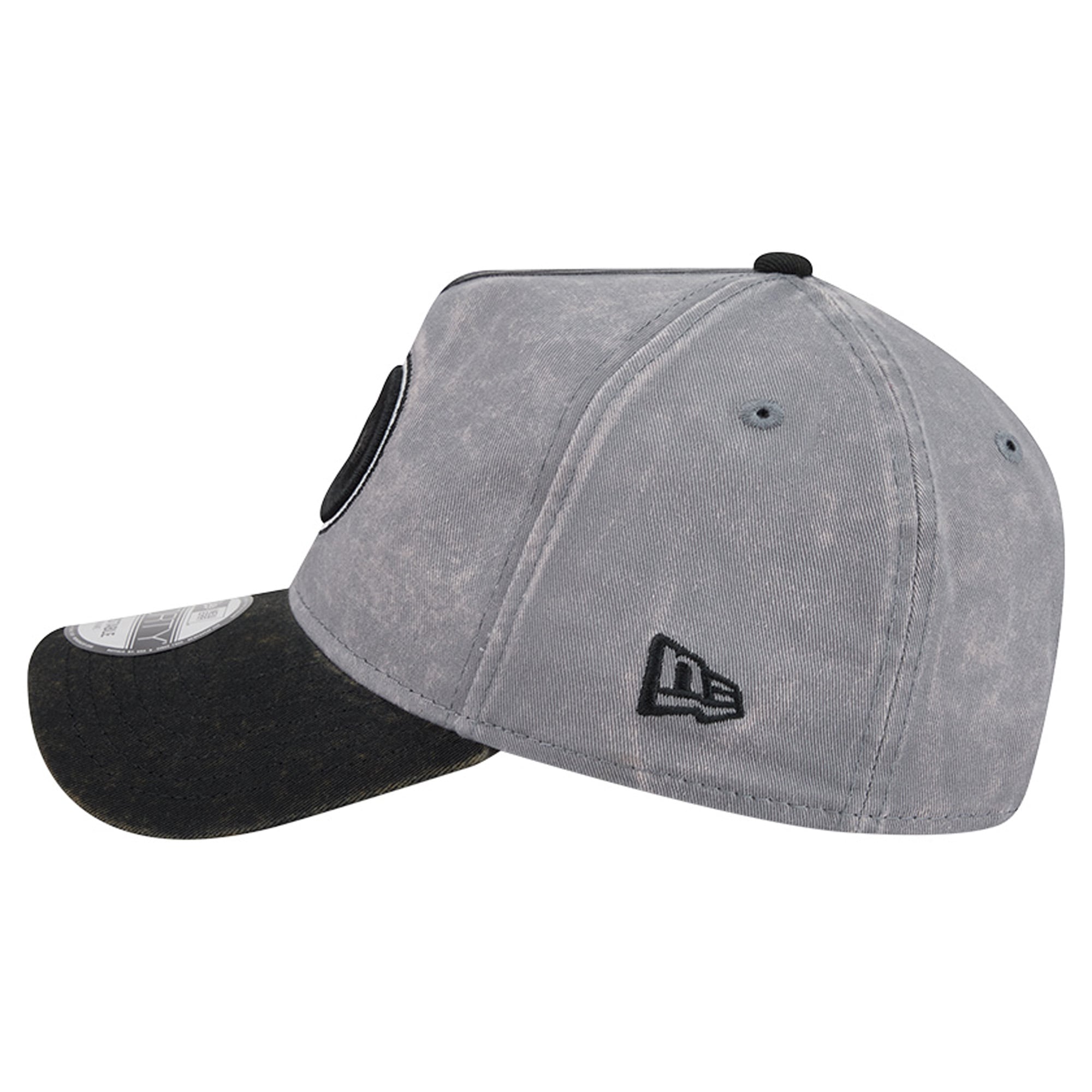 Men's New Era Gray/Black Philadelphia Flyers Storm A-Frame 9FORTY Adjustable Hat