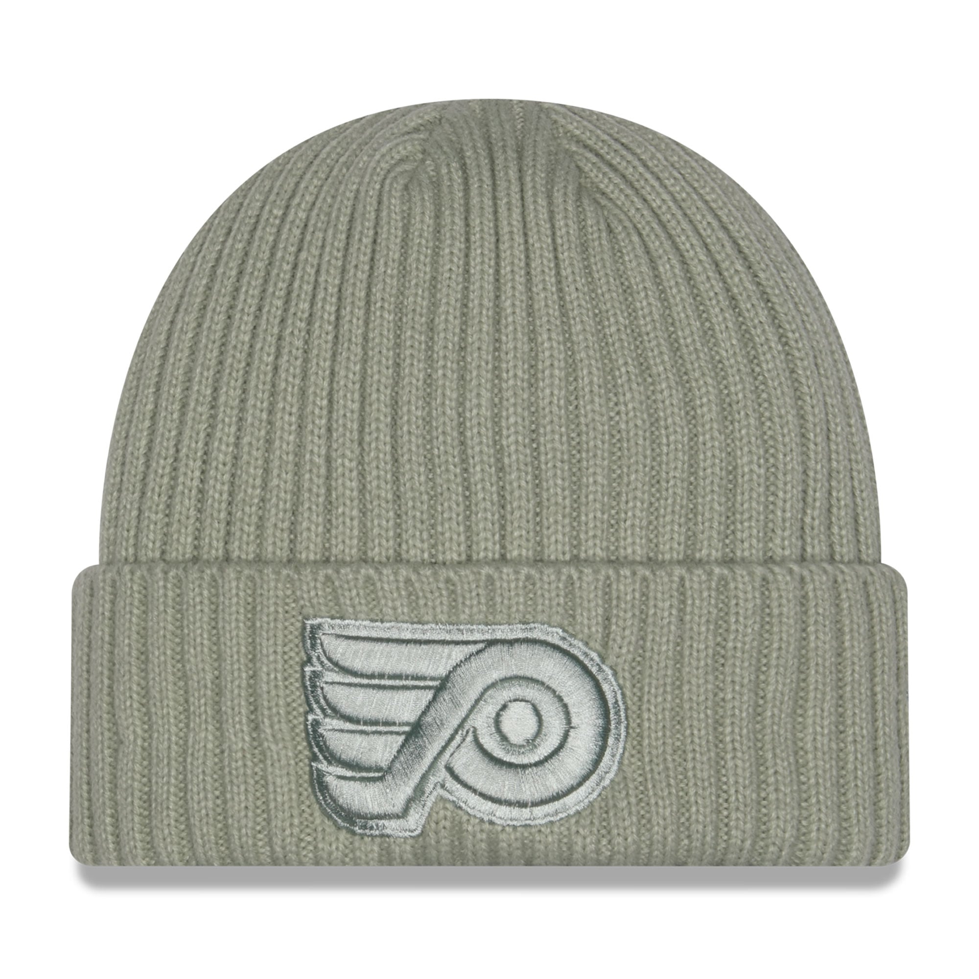Bonnet à revers vert sauge pour homme New Era Philadelphia Flyers Color Pack