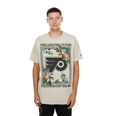  Philadelphia Flyers New Era Floral T-Shirt - Sand