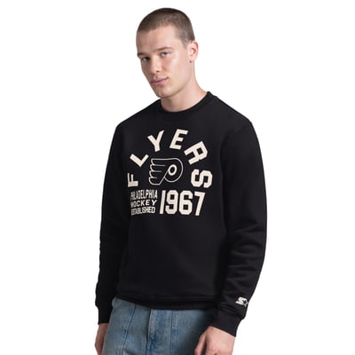 Philadelphia Flyers Starter Post Game Sweatshirt - Black