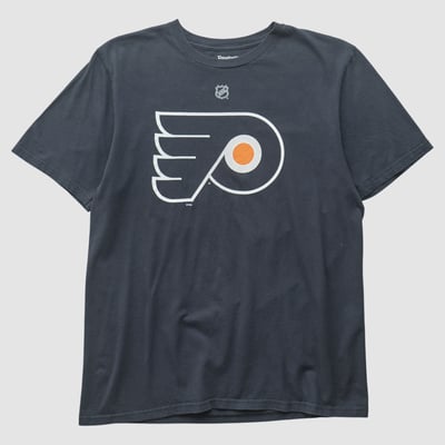 Philadelphia Flyers Reebok 2010s T-shirt - Black - S by Fanatics Real Vintage