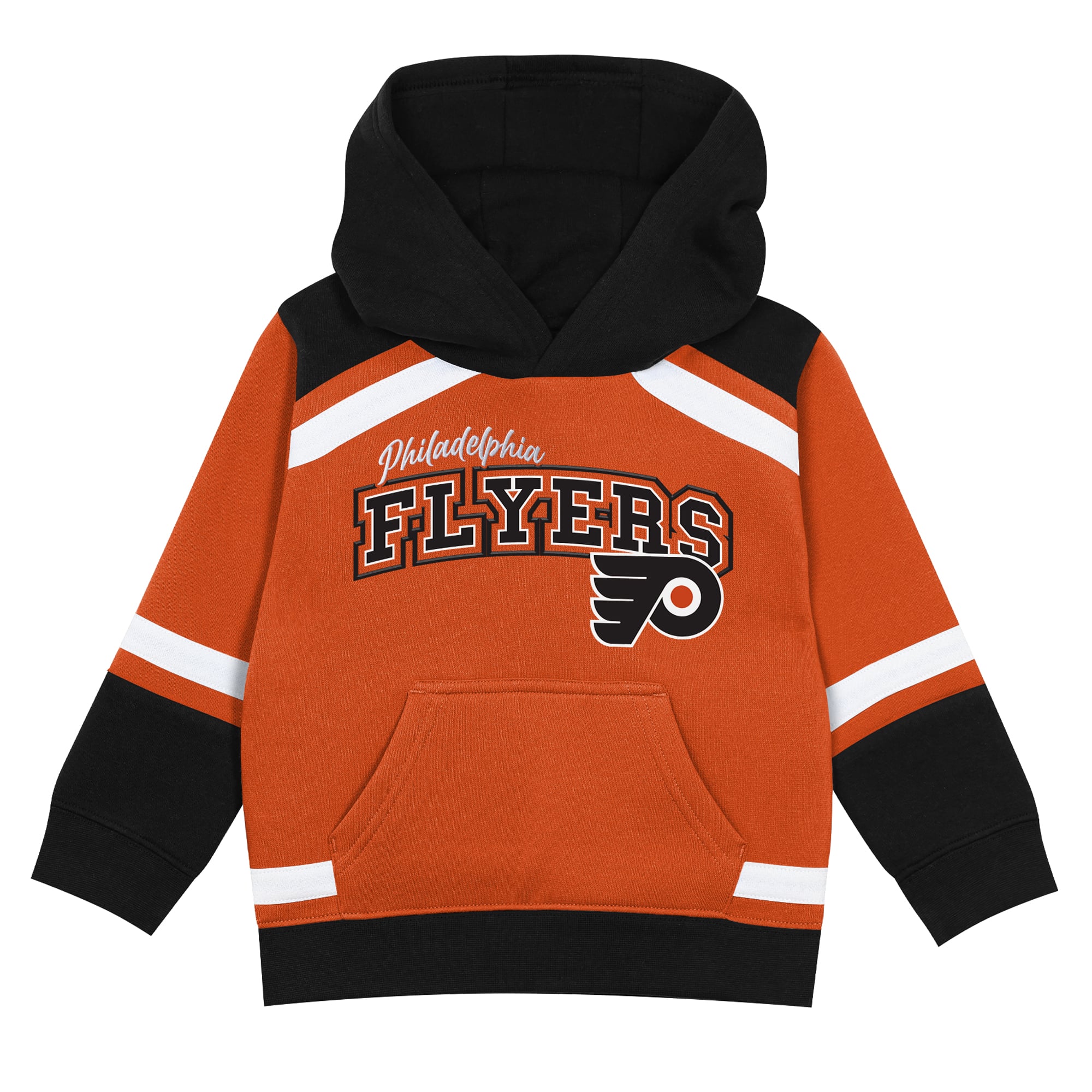 Ensemble sweat à capuche et pantalon Ice Explorer orange/noir des Flyers de Philadelphie pour tout-petits
