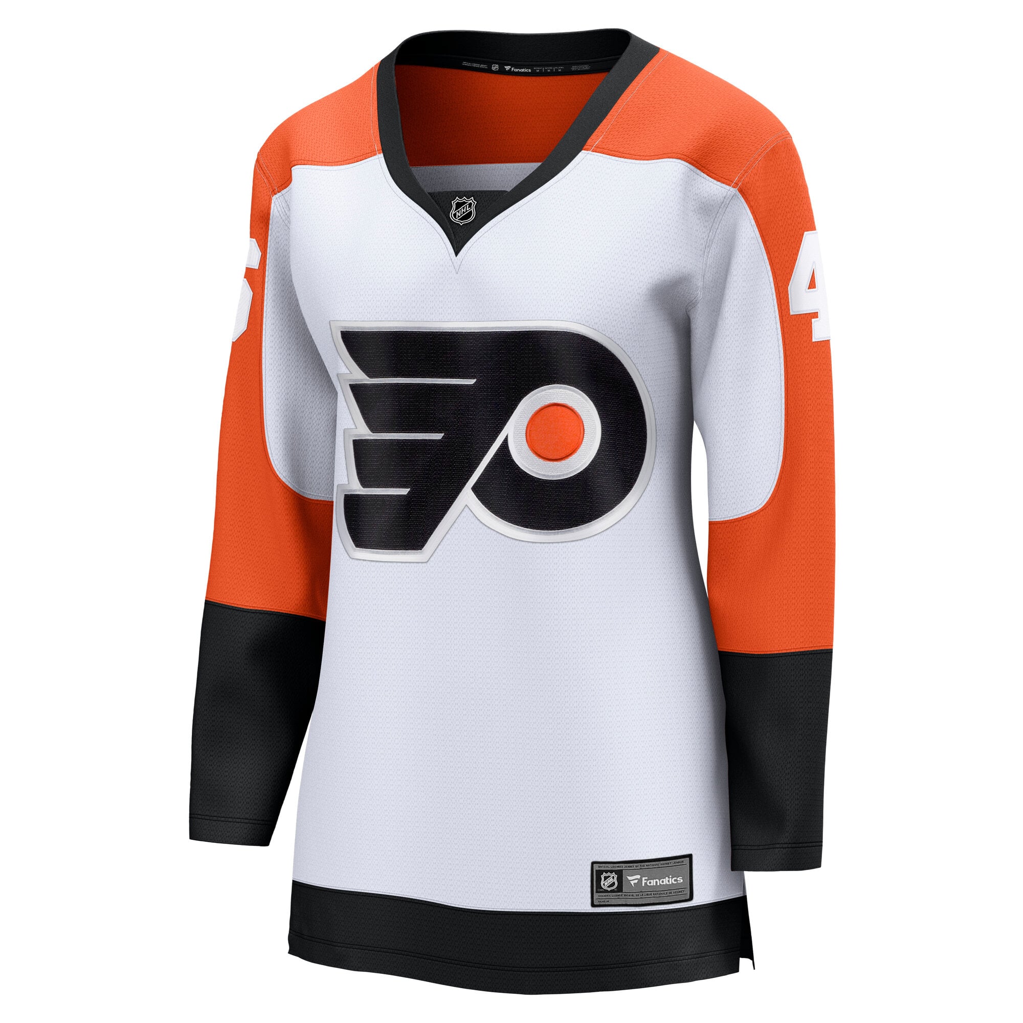 Women's Fanatics Trevor Zegras White Philadelphia Flyers Breakaway Jersey