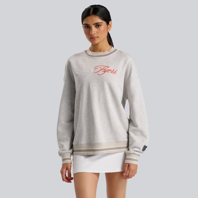 Women's Philadelphia Flyers lululemon Heathered Core Ultra Light Grey Perfectly Oversized Hip-Length Ringer Sweatshirt
