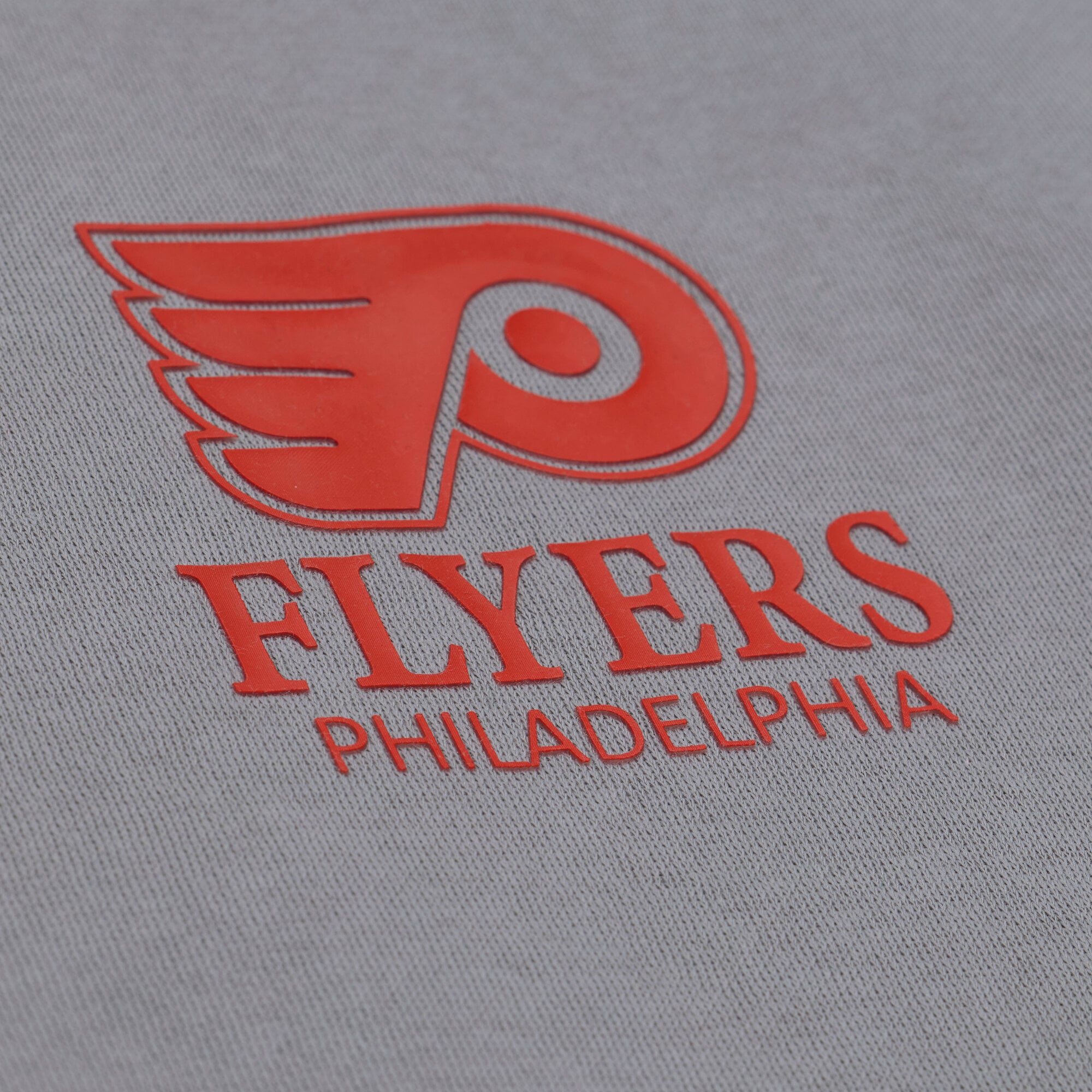 Women's Mitchell & Ness Gray Philadelphia Flyers Core Essentials Sweatshirt