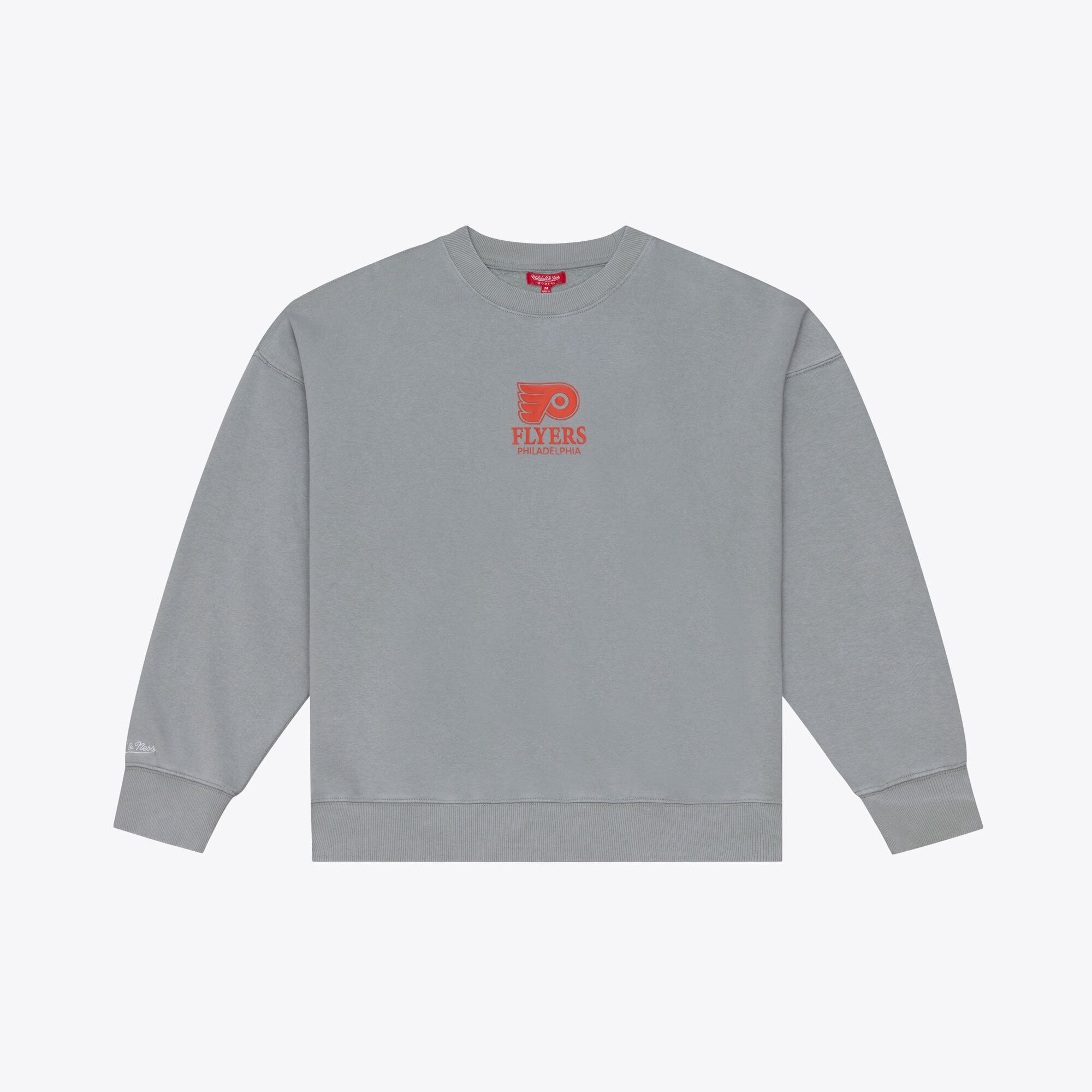 Women's Mitchell & Ness Gray Philadelphia Flyers Core Essentials Sweatshirt