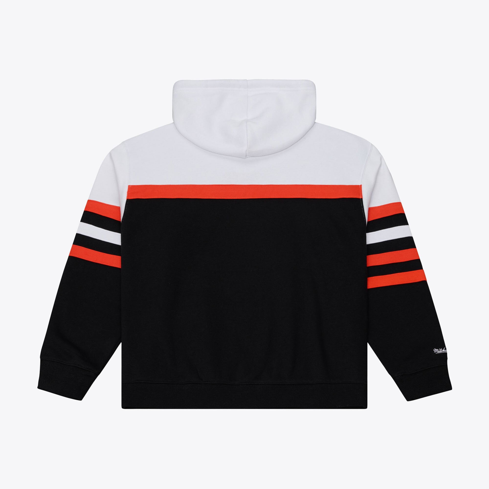 Women's Mitchell & Ness  White/Black Philadelphia Flyers Head Coach Hoodie